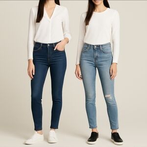 Rag & Bone 2 Pair Bundle Skinny Jeans Sz 24